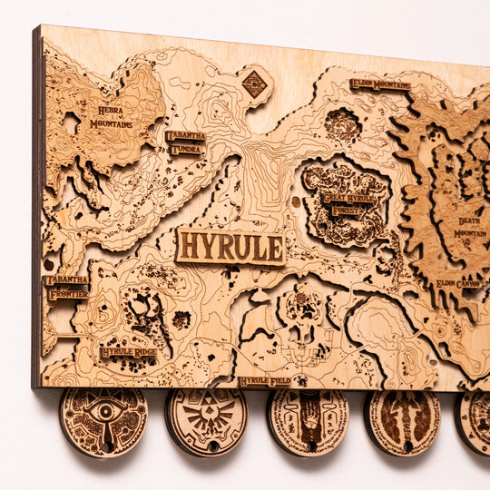 THE HYRULE 3D KEY HOLDER ZeWood Inc.