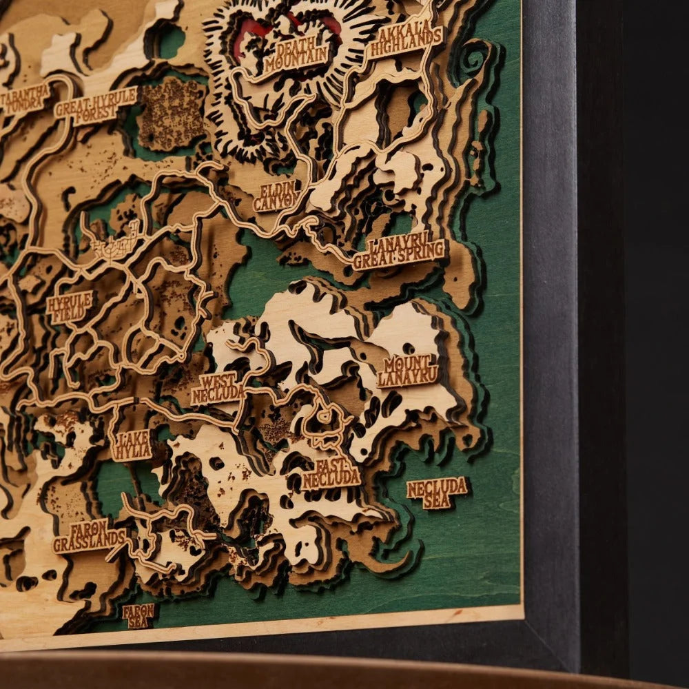 THE HYRULE 3D MAP ZeWood Inc.