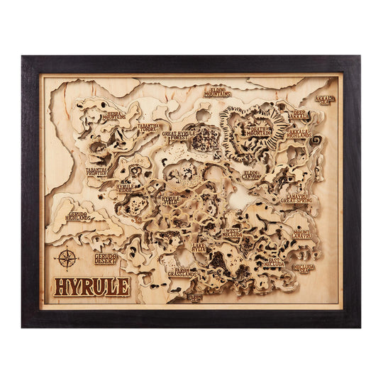 THE HYRULE 3D MAP ZeWood Inc.