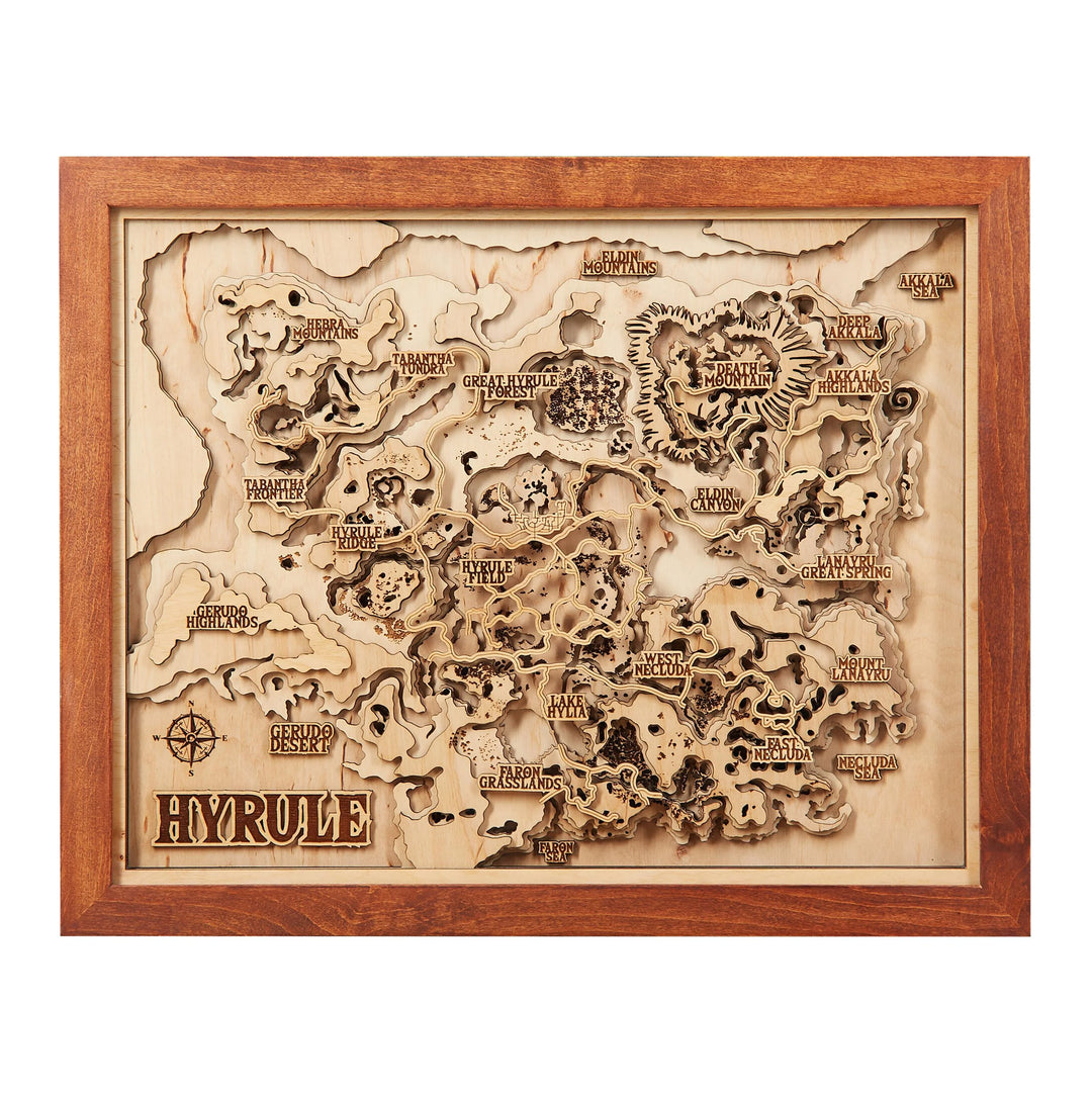 THE HYRULE 3D MAP ZeWood Inc.