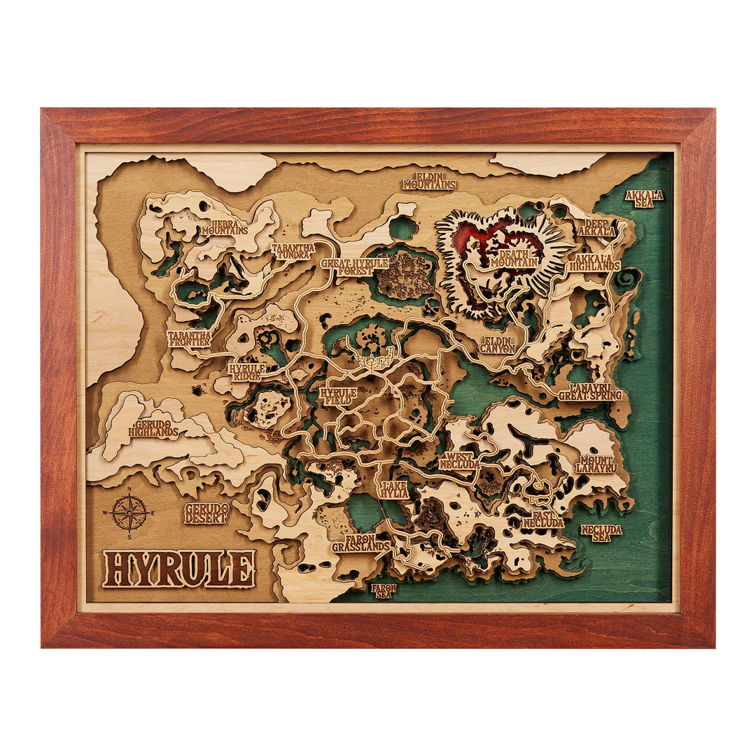 THE HYRULE 3D MAP ZeWood Inc.