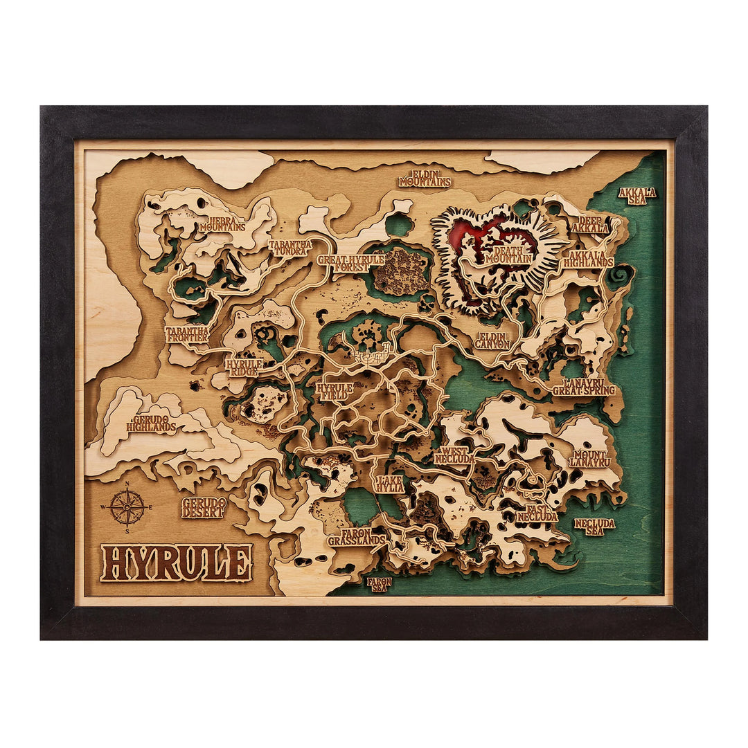 THE HYRULE 3D MAP - ZeWood