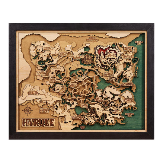 THE HYRULE 3D MAP ZeWood Inc.