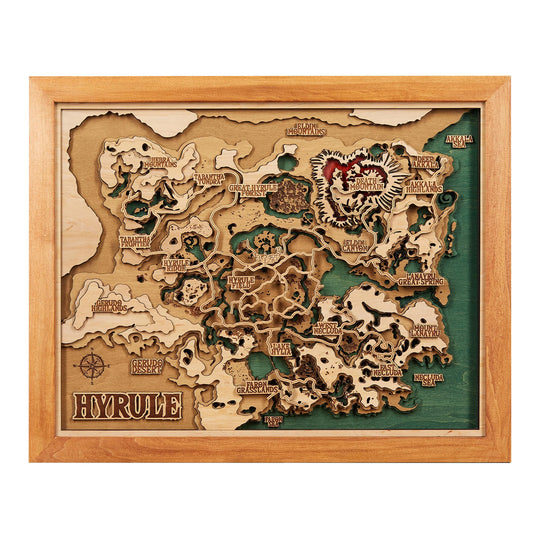 THE HYRULE 3D MAP ZeWood Inc.