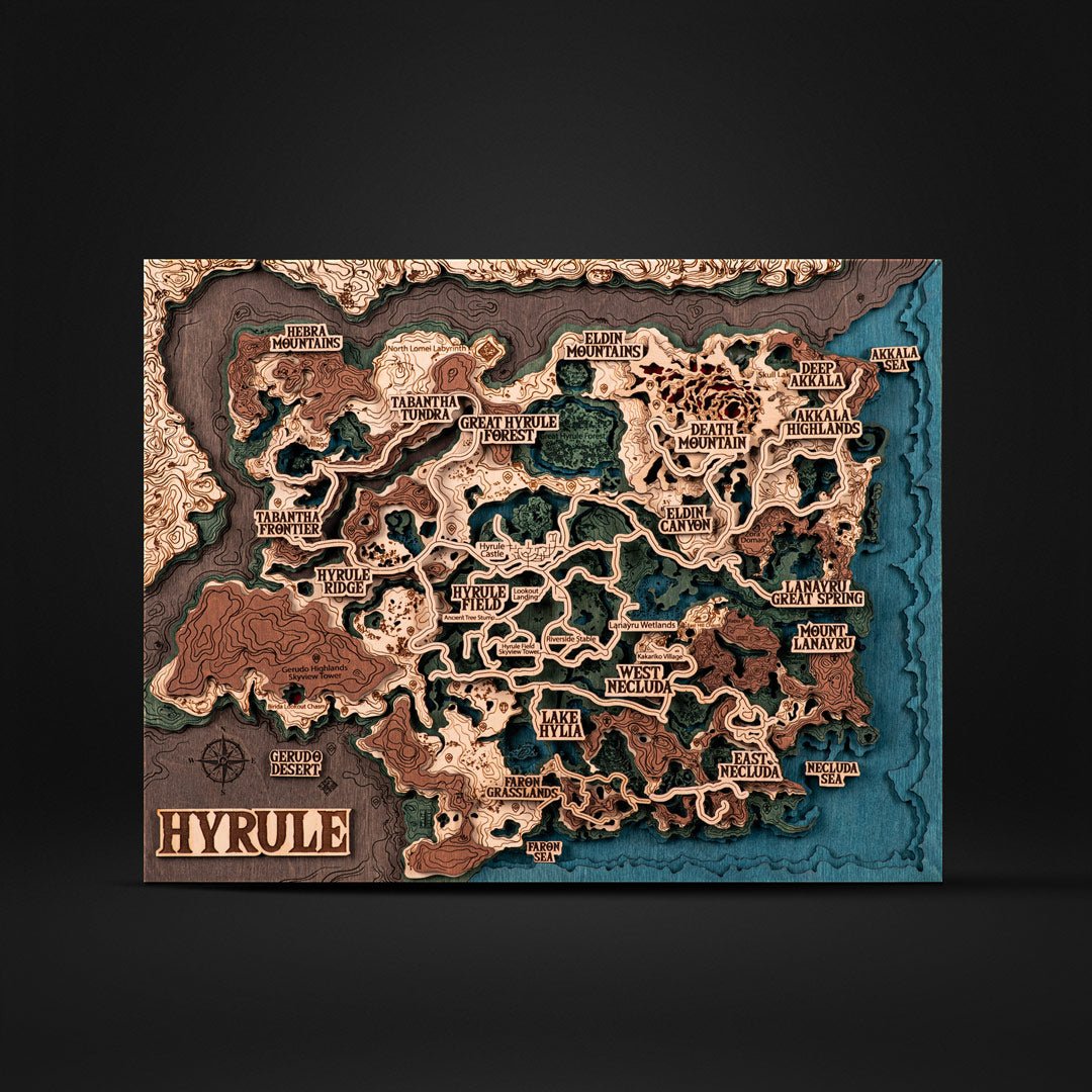 THE HYRULE 3D POSTER - ZeWood