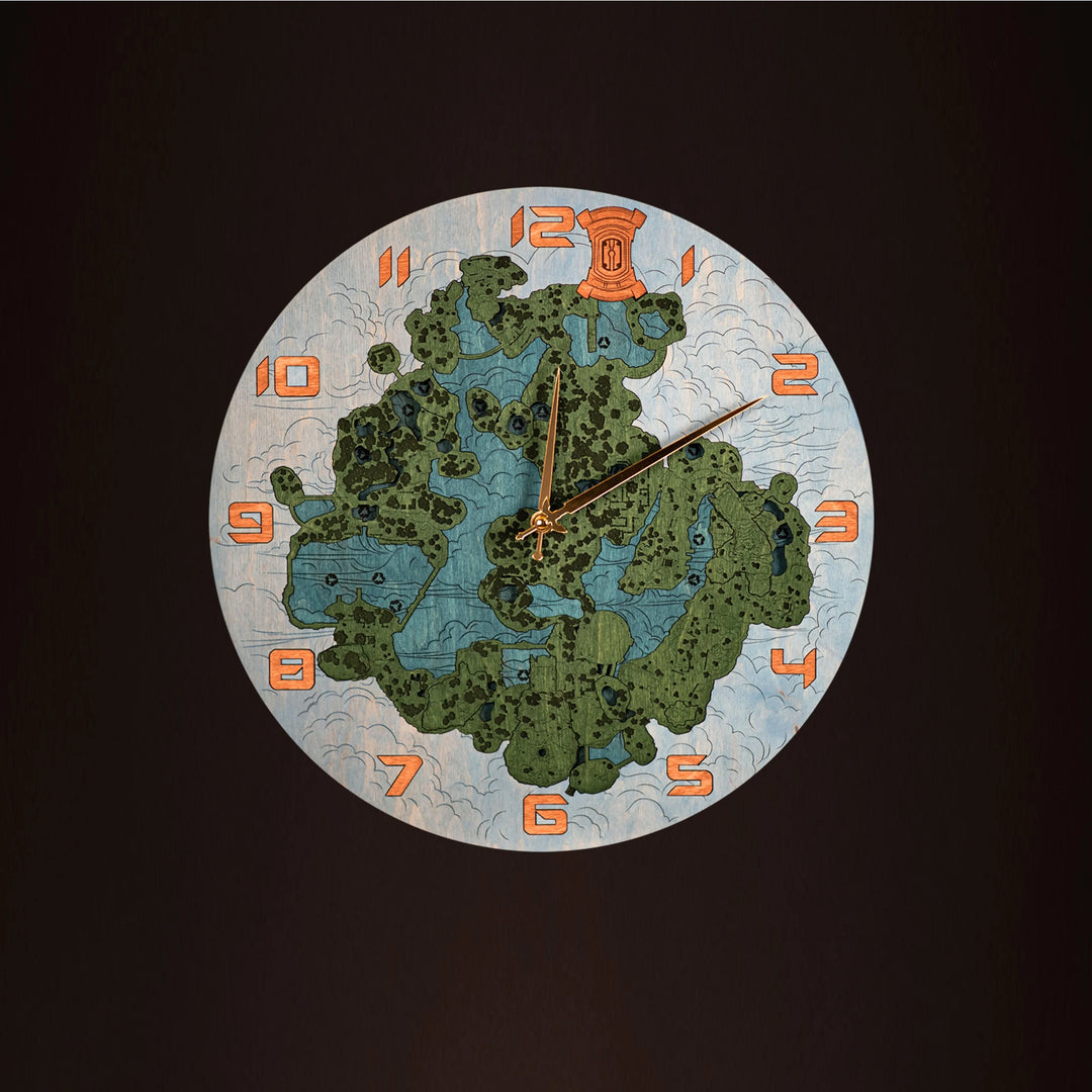 THE HYRULE CLOCK - GREAT SKY ISLAND ZeWood Inc.