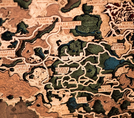 3D HYRULE WOOD MAP 2.0 - ZeWood