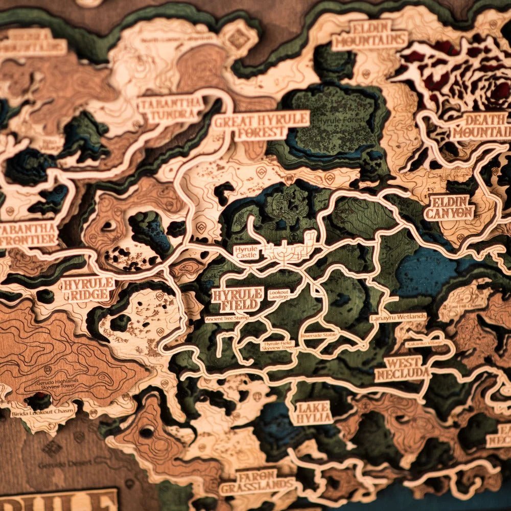 3D HYRULE WOOD MAP 2.0 - ZeWood