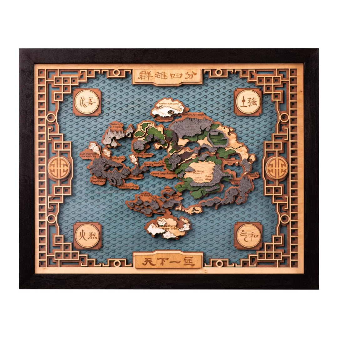 THE LAST AIRBENDER 3D MAP - ZeWood