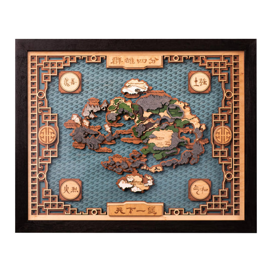 THE LAST AIRBENDER 3D MAP ZeWood Inc.