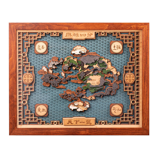 THE LAST AIRBENDER 3D MAP ZeWood Inc.