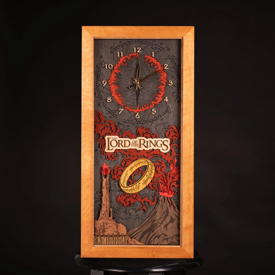 THE LORD OF THE RINGS 3D WALL CLOCK - ZeWood