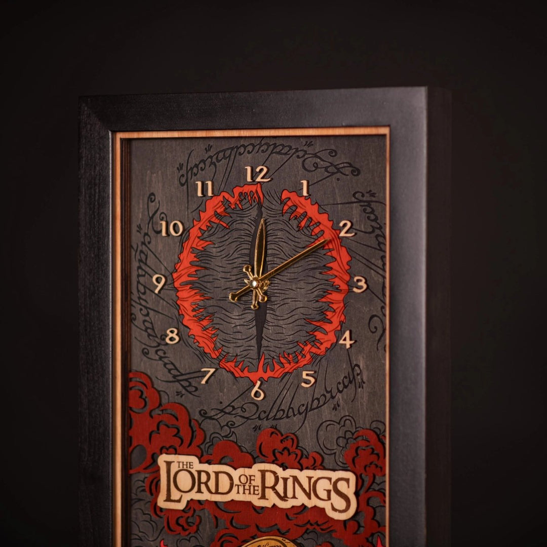 THE LORD OF THE RINGS 3D WALL CLOCK - ZeWood