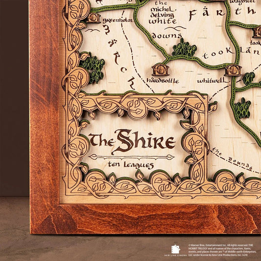 THE SHIRE™ 3D WOOD MAP - ZeWood