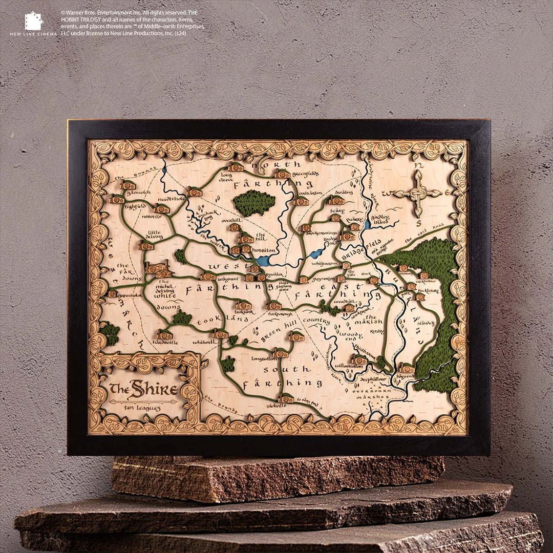 THE SHIRE 3D WOOD MAP - ZeWood