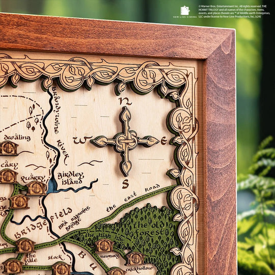 THE SHIRE 3D WOOD MAP - ZeWood