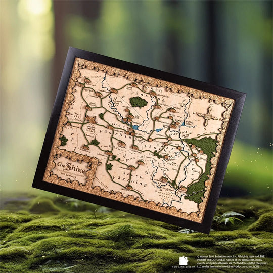 THE SHIRE 3D WOOD MAP - ZeWood