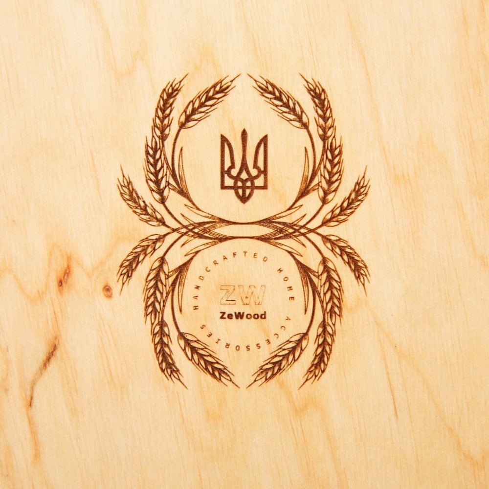 UKRAINE 3D WOOD MAP - ZeWood