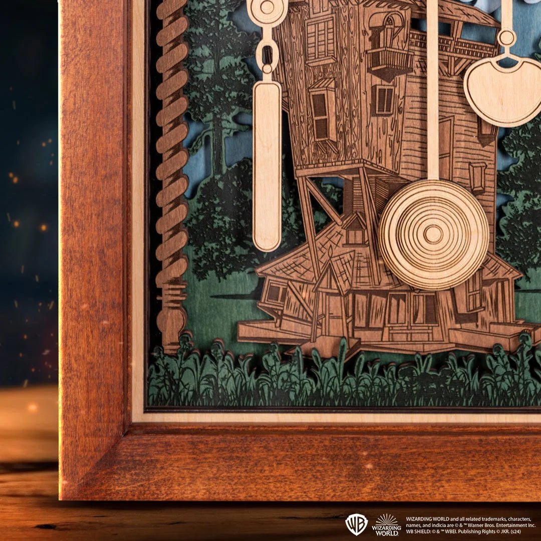 Weasley Family™ Clock - magical wood anniversary gift - ZeWood