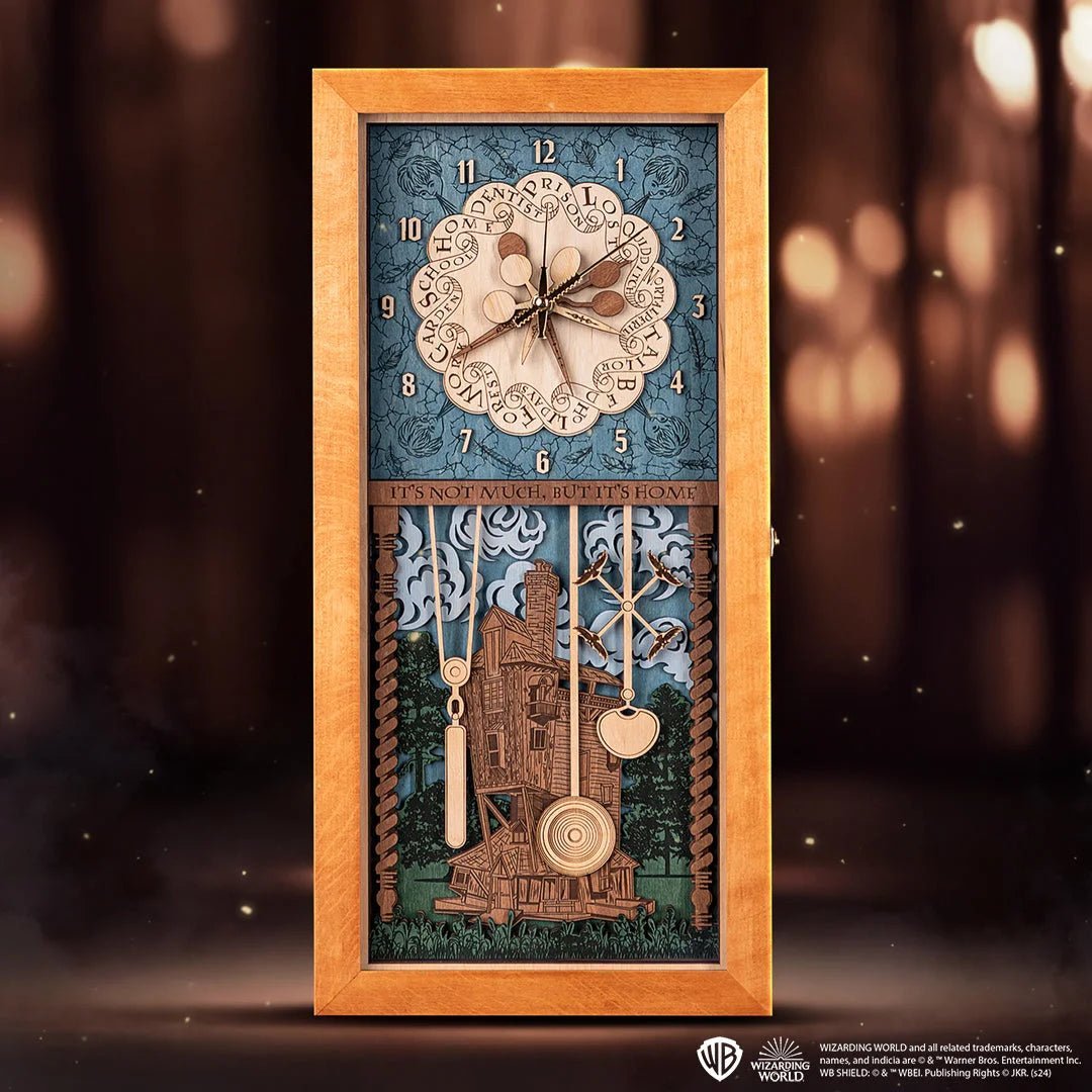 Weasley Family™ Clock - magical wood anniversary gift - ZeWood