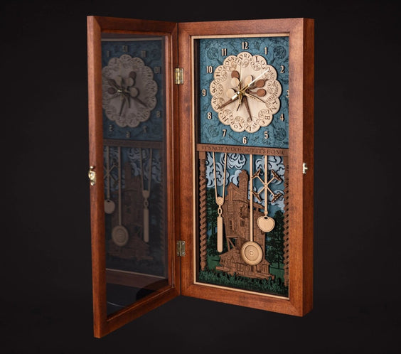 Weasley Family™ Clock - magical wood anniversary gift - ZeWood