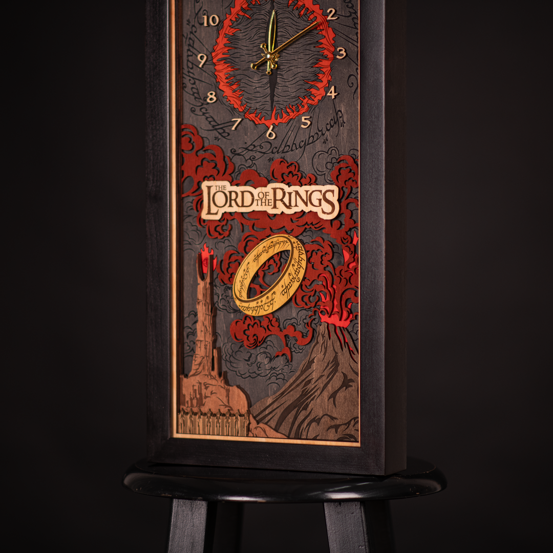 THE LORD OF THE RINGS 3D WALL CLOCK
