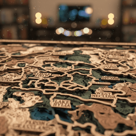 THE HYRULE 3D WOOD POSTER - ZeWood