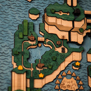 DINOSAUR LAND 3D WOOD MAP