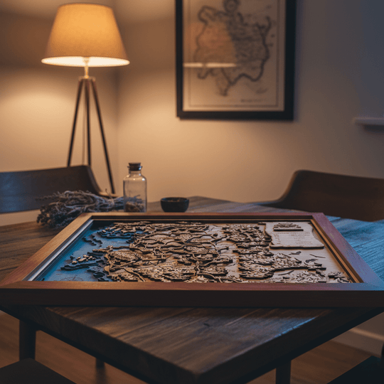 3D WOOD MAP OF THE NORTHERN KINGDOMS - ZeWood