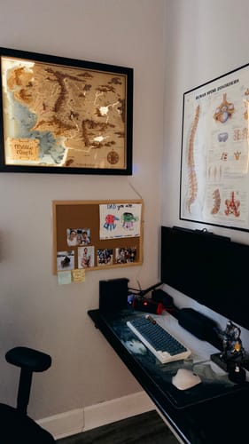 Trey's Middle-earth map (Loox review photo)