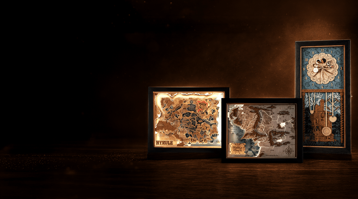Legendary worlds, crafted by hand.
