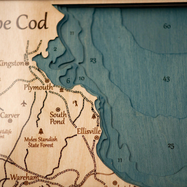 3D CAPE COD MAP ZeWoodMap