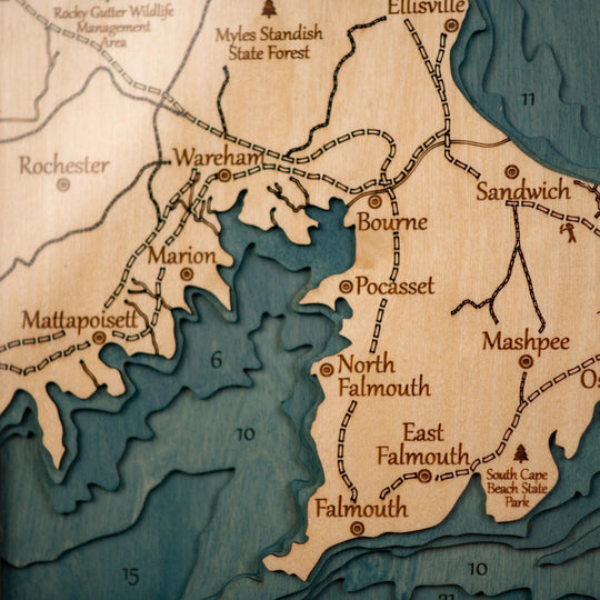 3D CAPE COD MAP ZeWoodMap