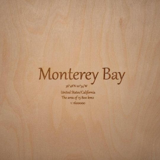 3D MONTEREY BAY MAP ZeWoodMap