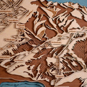 3D SKI RESORT MAP: ZELL AM SEE - ZeWood