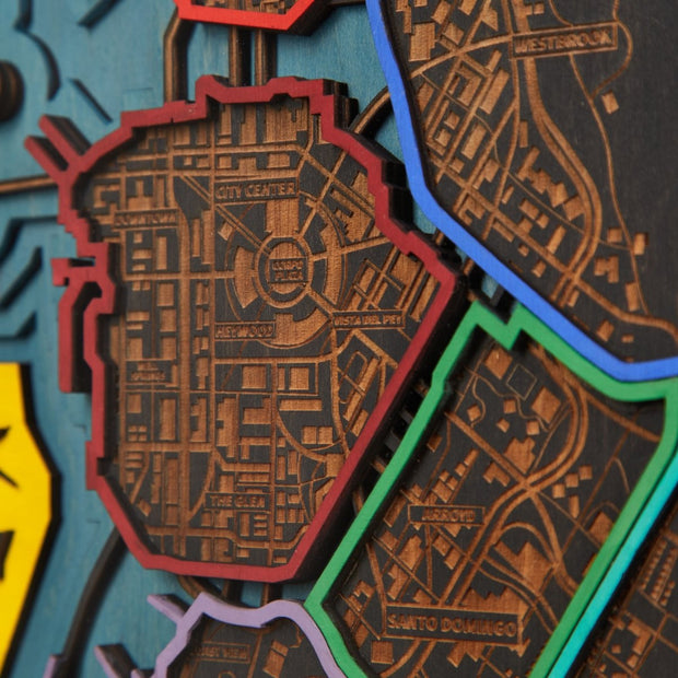 NIGHT CITY 3D MAP - ZeWood