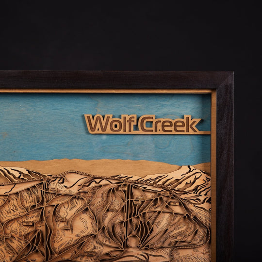 3D SKI RESORT MAP: WOLF CREEK - ZeWood