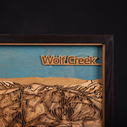 3D SKI RESORT MAP: WOLF CREEK - ZeWood