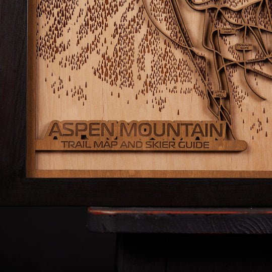 3D SKI RESORT MAP: ASPEN MOUNTAIN - ZeWood