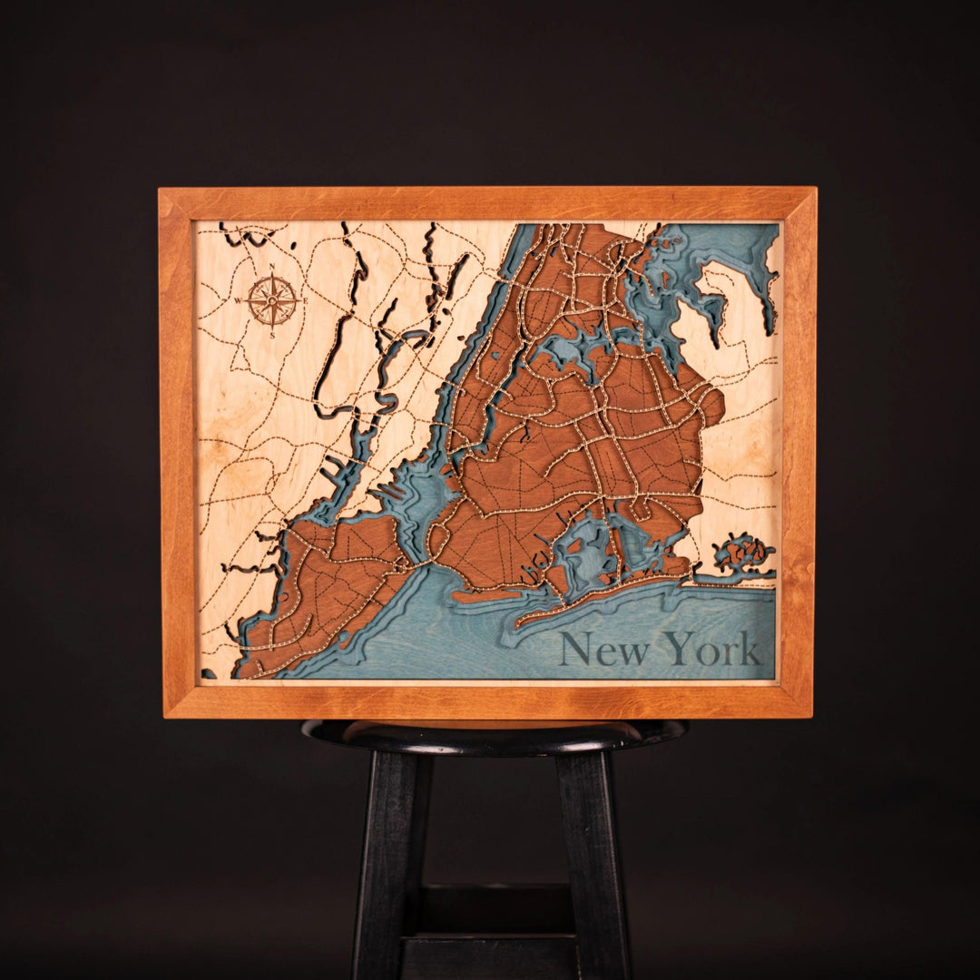 NEW YORK MAP ZeWood Inc.