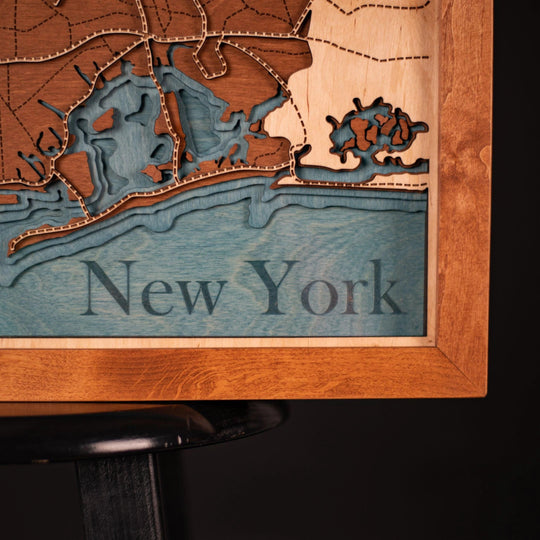 NEW YORK MAP ZeWood Inc.