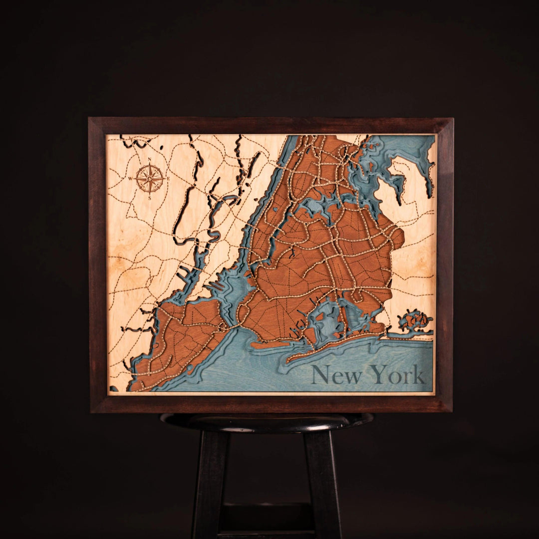 NEW YORK MAP ZeWood Inc.