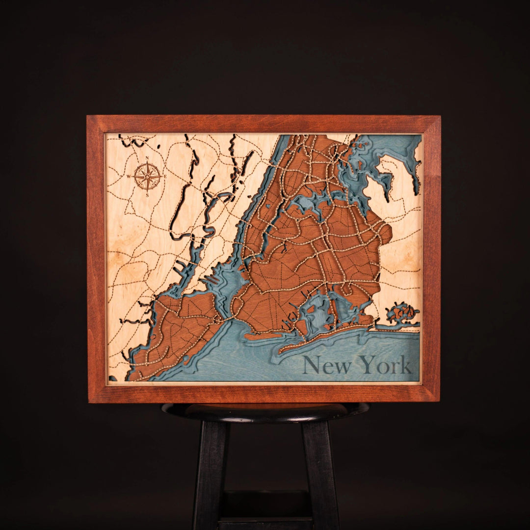 NEW YORK MAP ZeWood Inc.