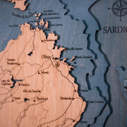 3D SARDINIA MAP - ZeWood